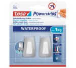 Powerstrips Crochet WATERPROOF Small, métal/plastique