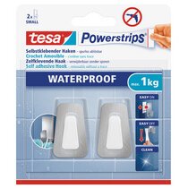 Powerstrips Haak WATERPROOF, small, metaal/plastic