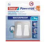 Powerstrips Crochet Duo WATERPROOF, métal/plastique