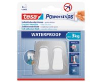 Powerstrips Crochet Duo WATERPROOF, métal/plastique