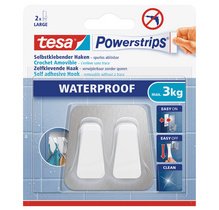 Powerstrips Crochet Duo WATERPROOF, métal/plastique