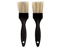 Pinceau de cuisine, noir, set de 2