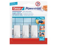 Powerstrips Crochet SMALL rectangle, blanc