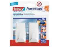 Powerstrips Crochet LARGE rectangle, blanc