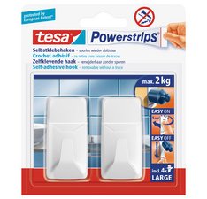 Powerstrips Crochet LARGE rectangle, blanc