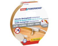 Powerbond Adhésif de montage, étroit, blanc