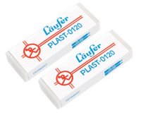 Gomme en plastique PLAST-0120, carte blister de 2