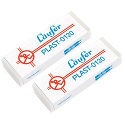 Gomme en plastique PLAST-0120, carte blister de 2