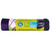 Sac poubelle renforcé, 120 litres, noir