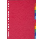 Intercalaires en carton, A4, 12 touches, promo 1+1