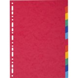 Intercalaires en carton, A4, 12 touches, promo 1+1