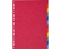 Intercalaires en carton, A4, 12 touches, promo 1+1