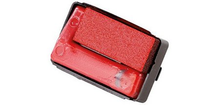 REINER Réservoir de rechange pour tampon, taille 1, rouge
