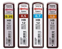 Mines pour porte-mines retractable Tikky 0,7 mm