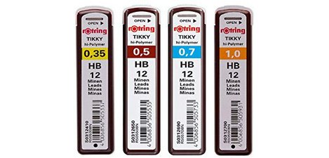 Etui de mines pour porte-mines Tikky 1,0 mm