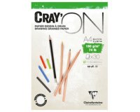 Bloc papier dessin 'CRAY'ON', A4, 120 g/m2