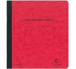 Cahier piqué 'Position de compte', 210 x 190 mm
