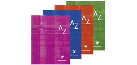 Répertoire brochure rembordée rigide 17x22 cm 192 pages petits carreaux - Assortis