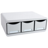 Exacompta TOOLBOX (3 Drawers) - Light grey