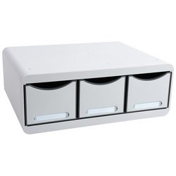 Exacompta TOOLBOX (3 Drawers) - Light grey