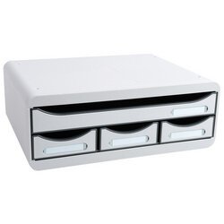 TOOLBOX MAXI 4 lades Office - Lichtgrijs