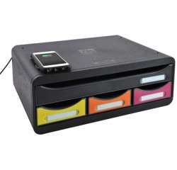 Module de classement TOOLBOX MINI QI, 4 tiroirs,