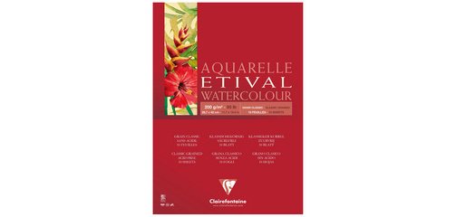 Etival bloc collé 1 côté 10F A5 200g grain classic