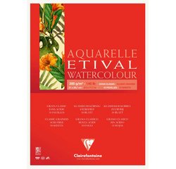 Etival aquarellpapier, block a5 geleimt, 10 blatt 300g