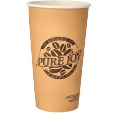 Gobelet en carton 'pure', 0,5 l, nature