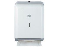 TORK Distributeur d'essuie-mains interfolié, métal, blanc