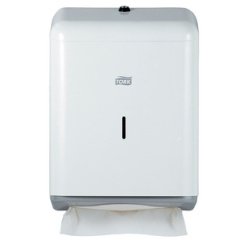 TORK Distributeur d'essuie-mains interfolié, métal, blanc