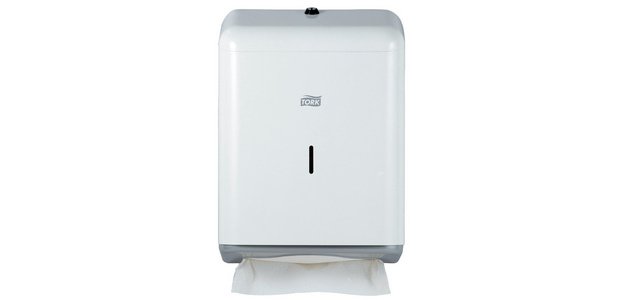 TORK Distributeur d'essuie-mains interfolié, métal, blanc