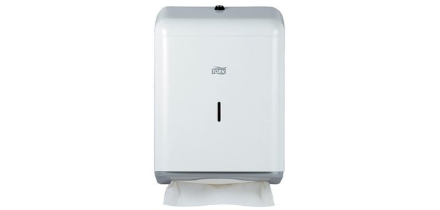 TORK Distributeur d'essuie-mains interfolié, métal, blanc