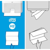 TORK Xpress Essuie-mains interfoliés, 213 x 240 mm, pliage Z