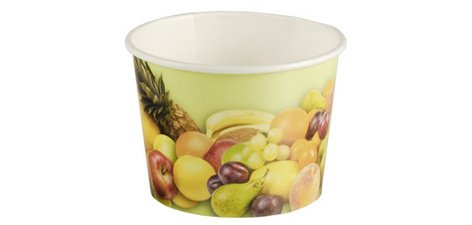 Pot à glace en carton rigide