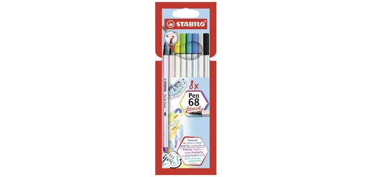 Feutre pinceau Pen 68 brush, étui en carton de 8