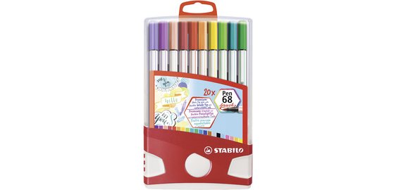 Feutre de dessin Pen 68 brush, ColorParade de 20