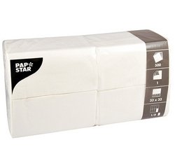 Table napkin in paper folded 1/8 1 layer 33 x 33 cm - pack of 500
