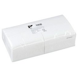 Serviettes, 330 x 330 mm, 2 plis, blanc
