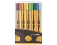 Viltstift 88, ColorParade, 20 viltstiften, grijs/oranje