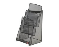 Porte-brochures de table 'MESHPREZA5', A5 portrait,noir