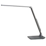 Lampe de bureau LED 'LEDVIVA', avec port USB, gris