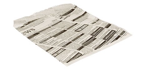 Sachet pour hamburger 'Newsprint', 160 x 180 mm