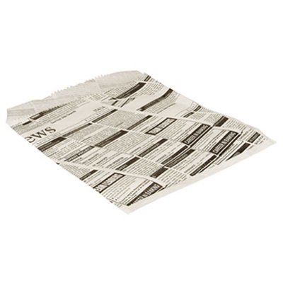Sachet pour hamburger 'Newsprint', 160 x 180 mm
