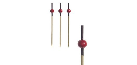 Aperitif-Spieß 'Red Pearl', Länge: 70 mm