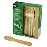Cuillère à glace en bois 'pure', longueur: 94 mm