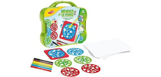 Kit créatif 'Mandala', dans une mallette plastique