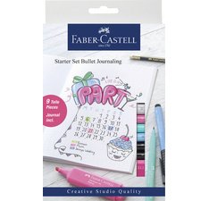 FABER-CASTELL Bullet Journal Kit de démarrage, 9 pièces