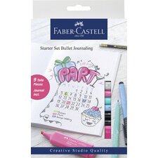 FABER-CASTELL Bullet Journal Kit de démarrage, 9 pièces