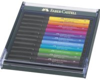 FABER-CASTELL Feutre PITT artist pen, ètui de 12